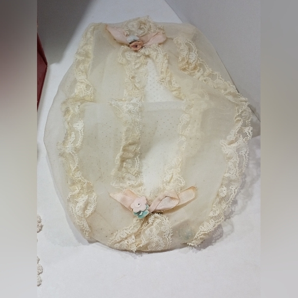 Antique Womens Vanity Set Box Vintage 11 Pieces - Picture 12 of 15